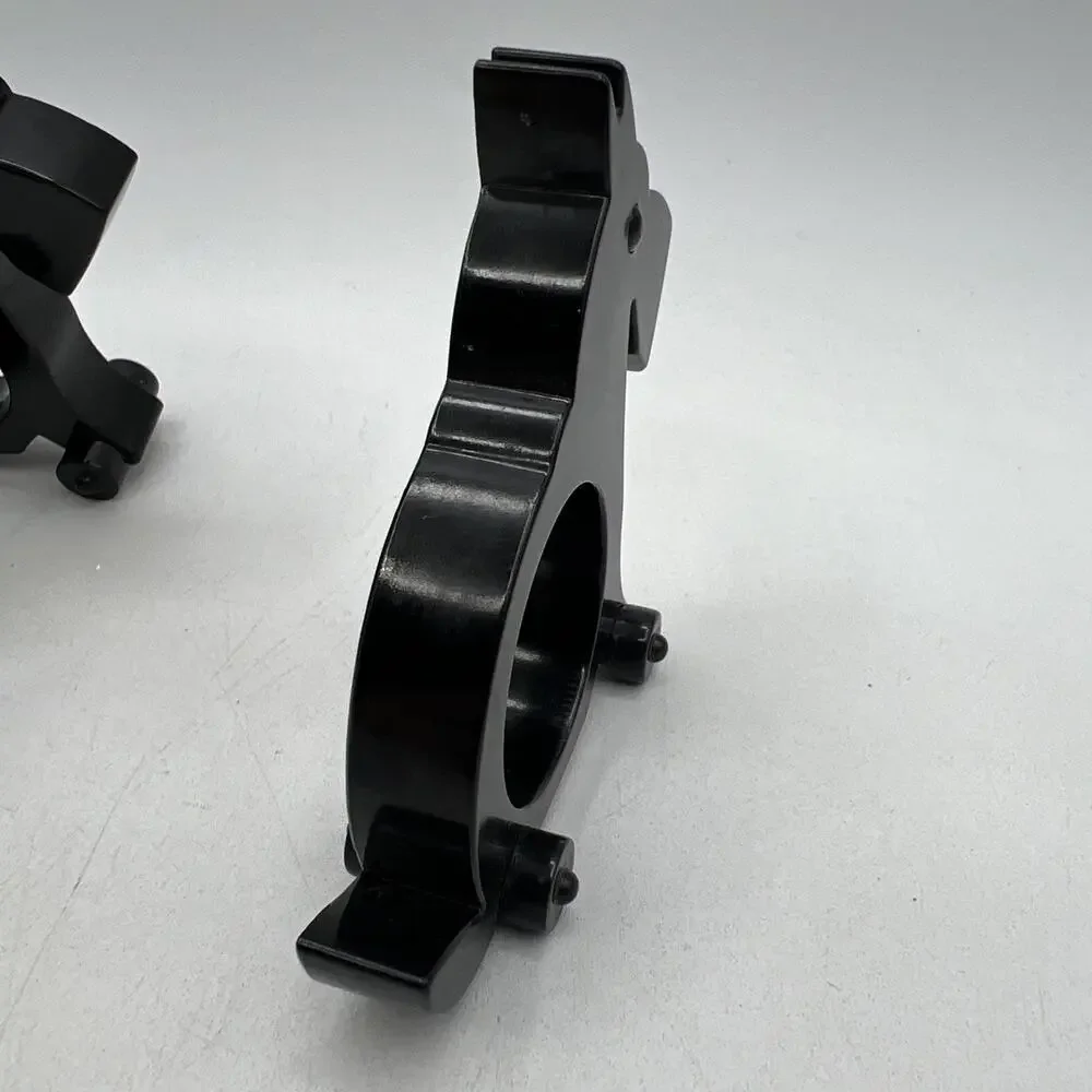 Set 4 Restoration Hardware Black Scottie Dog Napkin Ring Holders Red Eyes Wheels